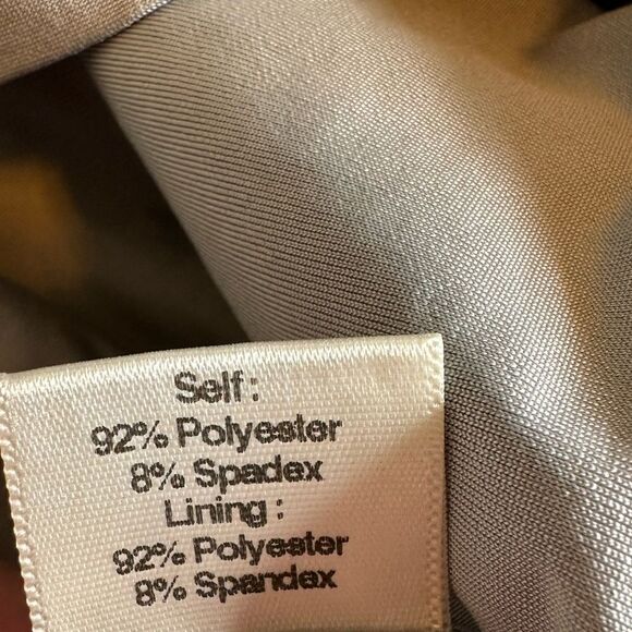 DRESS THE POPULATION Women’s Sequined Ava Strapless Mini Dress Silver Size XS - Picture 14 of 15